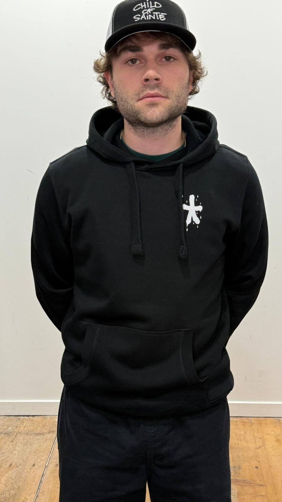 Hoodie Saint-Etienne Child Of Sainté X PITR Noir/Gris