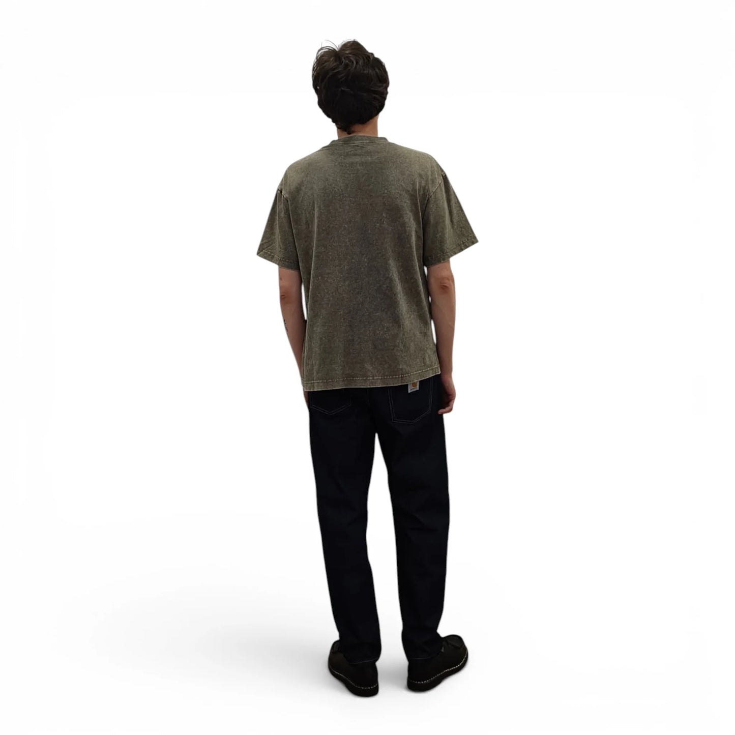 T Shirt Saint-Etienne Child Of Sainté WASH EMB COS S/S TEE GREEN