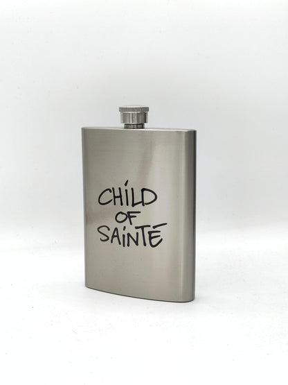 CHILD OF SAINTE 8 OZ COS STEEL FLAGON