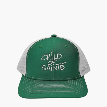 Casquette Saint-Etienne Child Of Sainté TRUCKER Vert/Blanc