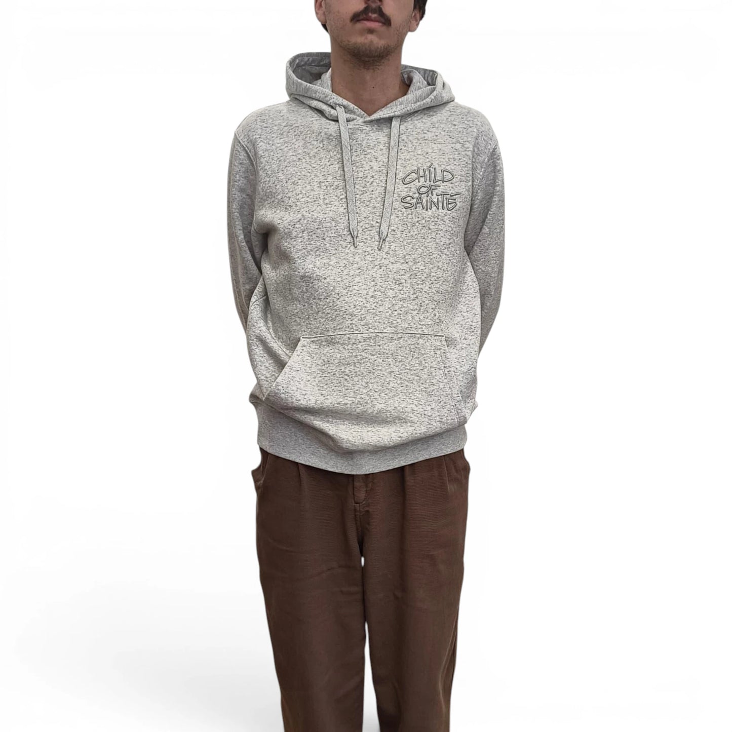 Hoodie Saint-Etienne Child Of Sainté 3D EMB COS HOODIE Ash Grey