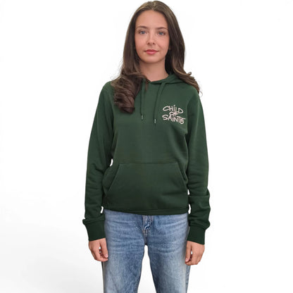 Hoodie Saint-Etienne Child Of Sainté 3D EMB COS HOODIE Forest Green