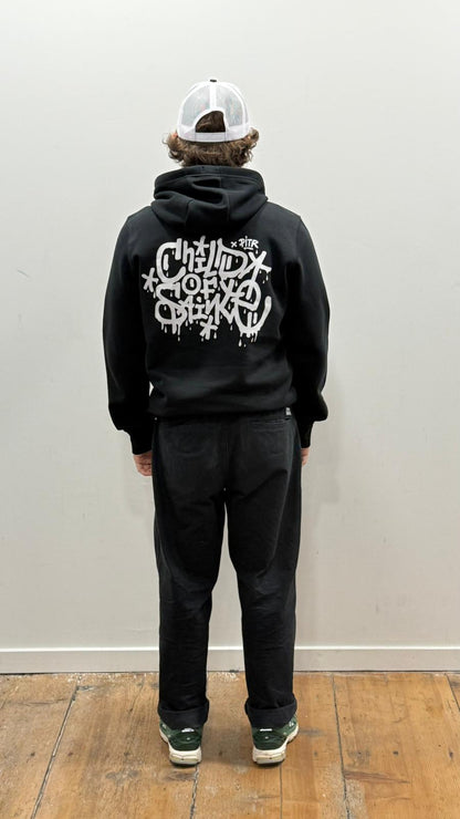 Hoodie Saint-Etienne Child Of Sainté X PITR Noir/Gris