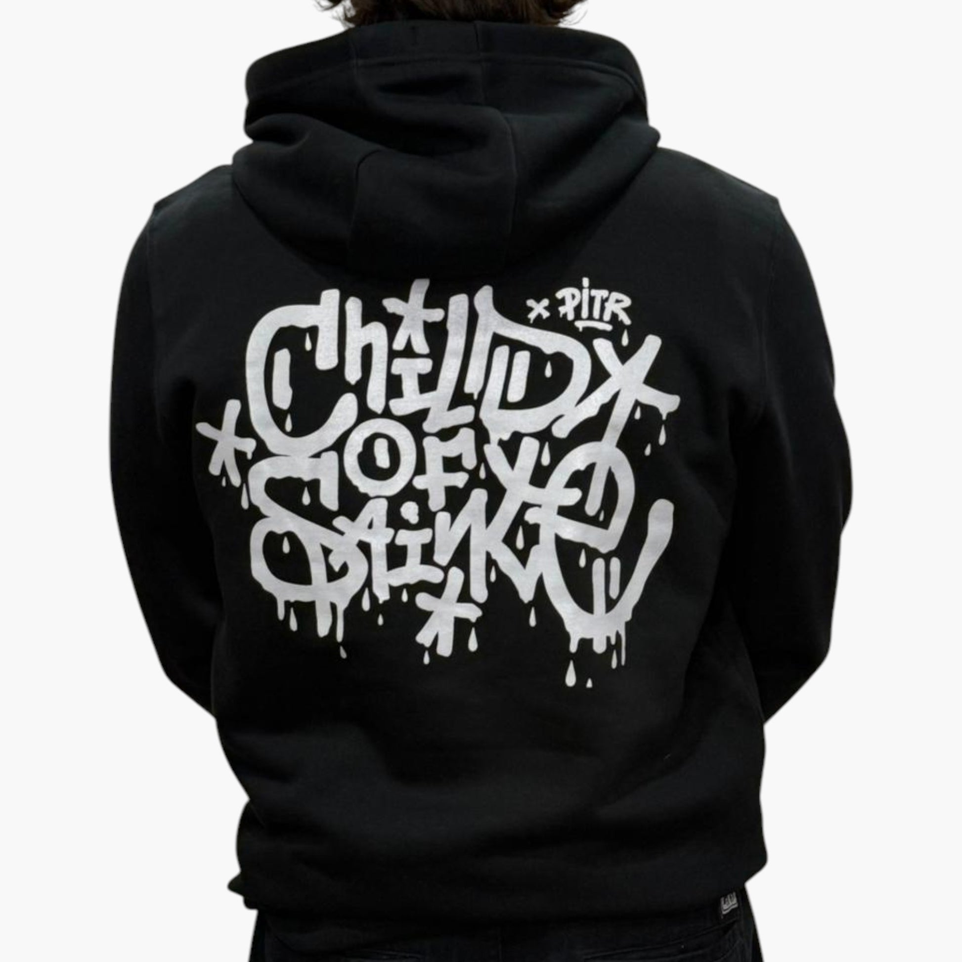 Hoodie Saint-Etienne Child Of Sainté X PITR Noir/Gris