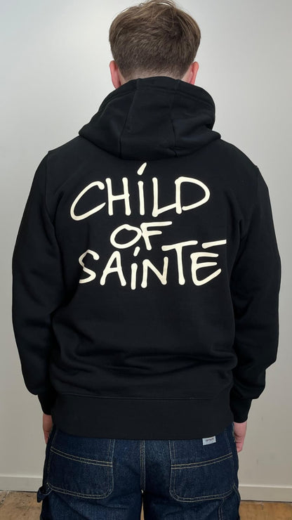Hoodie Saint-Etienne Child Of Sainté Noir/Crème