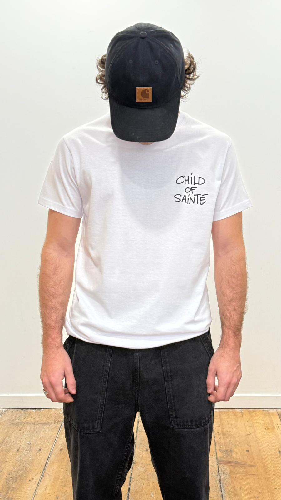 T Shirt Saint-Etienne Child Of Sainté Cœur Blanc