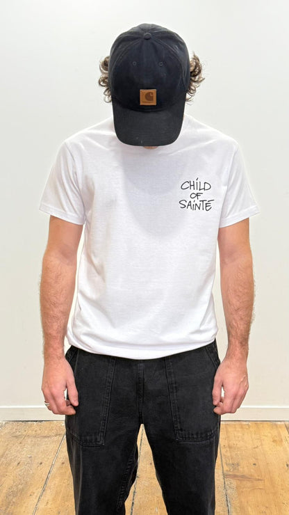 T Shirt Saint-Etienne Child Of Sainté Cœur Blanc