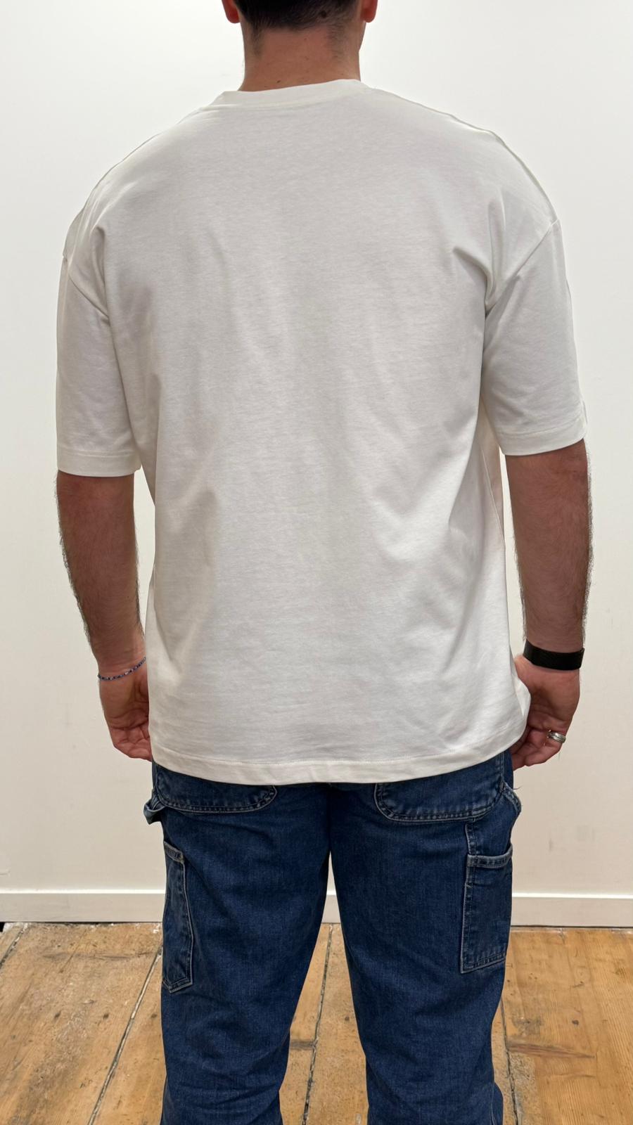 T Shirt Saint-Etienne Child Of Sainté HEART EMB Ivoire/Vert