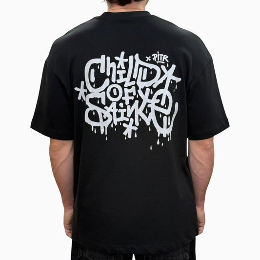 T Shirt Saint-Etienne Child Of Sainté X PITR PRT PREM Noir/Gris