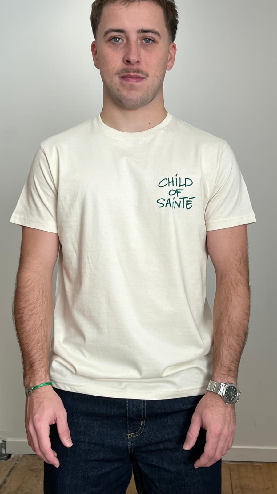 T Shirt Saint-Etienne Child Of Sainté cœur Natural