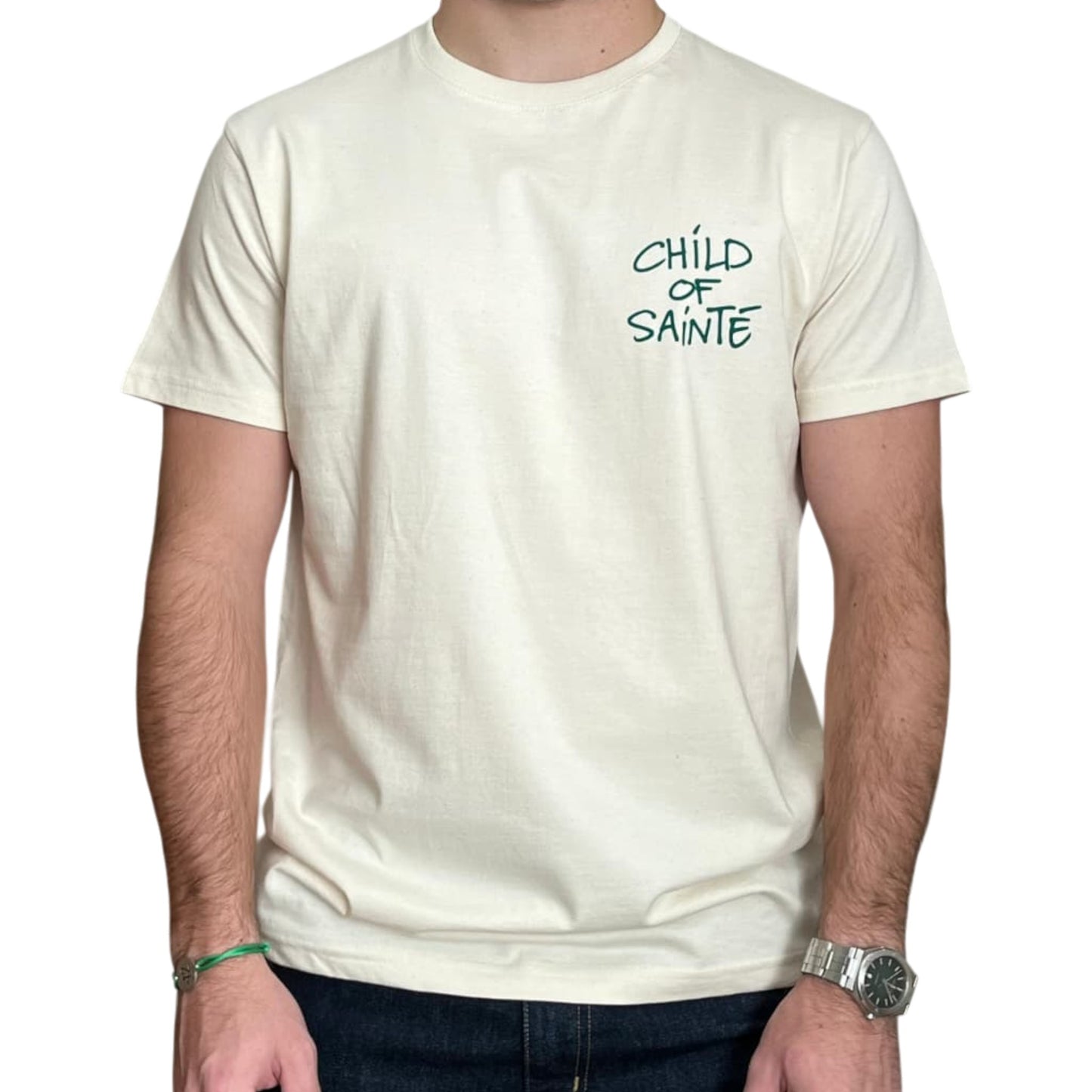 T Shirt Saint-Etienne Child Of Sainté cœur Vert