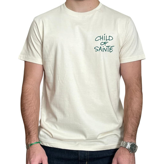 T Shirt Saint-Etienne Child Of Sainté HEART COS Natural/Green