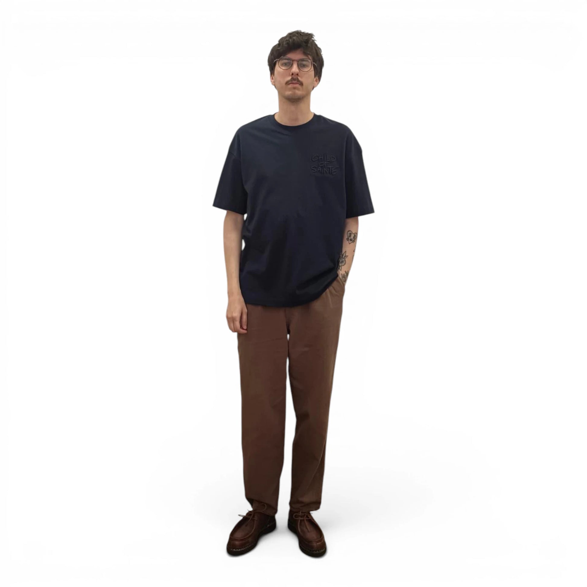 T Shirt Saint-Etienne Child Of Sainté 3D EMB COS S/S TEE Navy