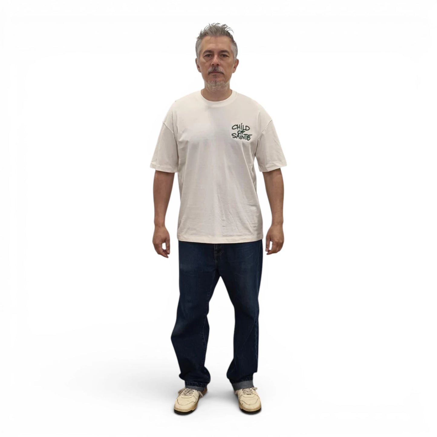 T Shirt Saint-Etienne Child Of Sainté 3D EMB COS S/S Tee Coconut Milk