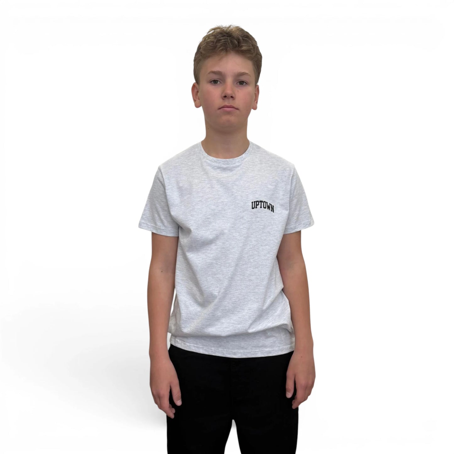 T Shirt Saint-Etienne Child Of Sainté BACK COS Ash Grey/Black