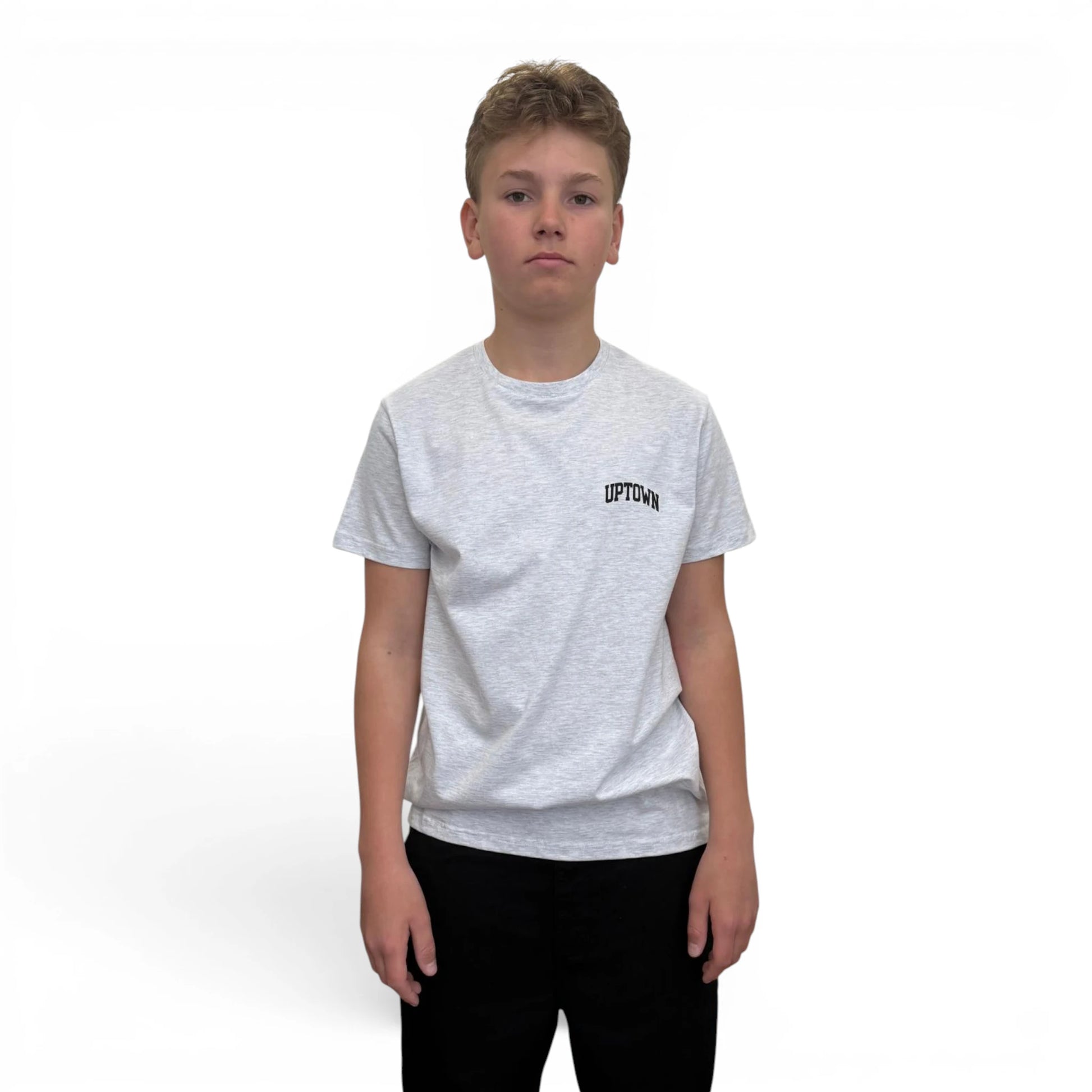 T Shirt Saint-Etienne Child Of Sainté BACK COS Ash Grey/Black