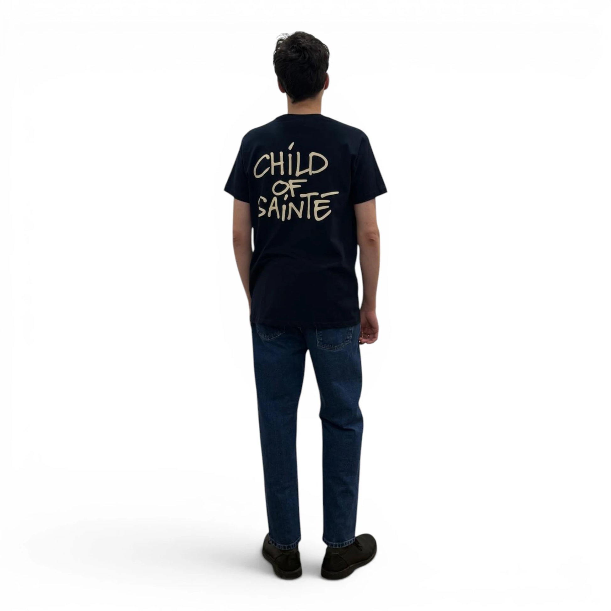 T Shirt Saint-Etienne Child Of Sainté BACK COS Dark Navy/Natural
