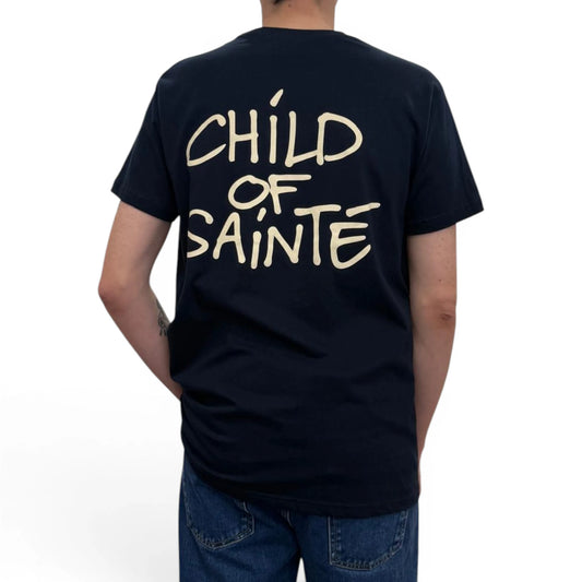 T Shirt Saint-Etienne Child Of Sainté BACK COS Dark Navy/Natural