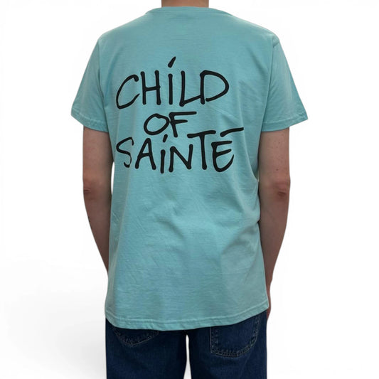 T Shirt Saint-Etienne Child Of Sainté BACK COS Mint/Black