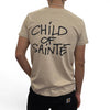 T Shirt Saint-Etienne Child Of Sainté BACK COS Sand/Black