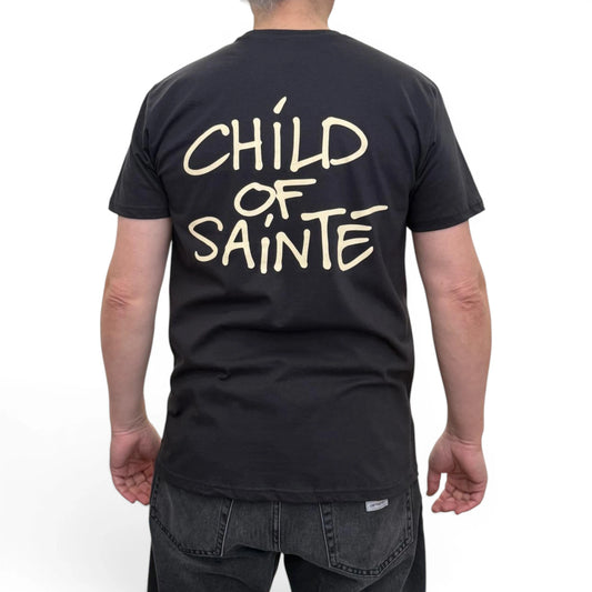 T Shirt Saint-Etienne Child Of Sainté BACK COS Used Black/Natural