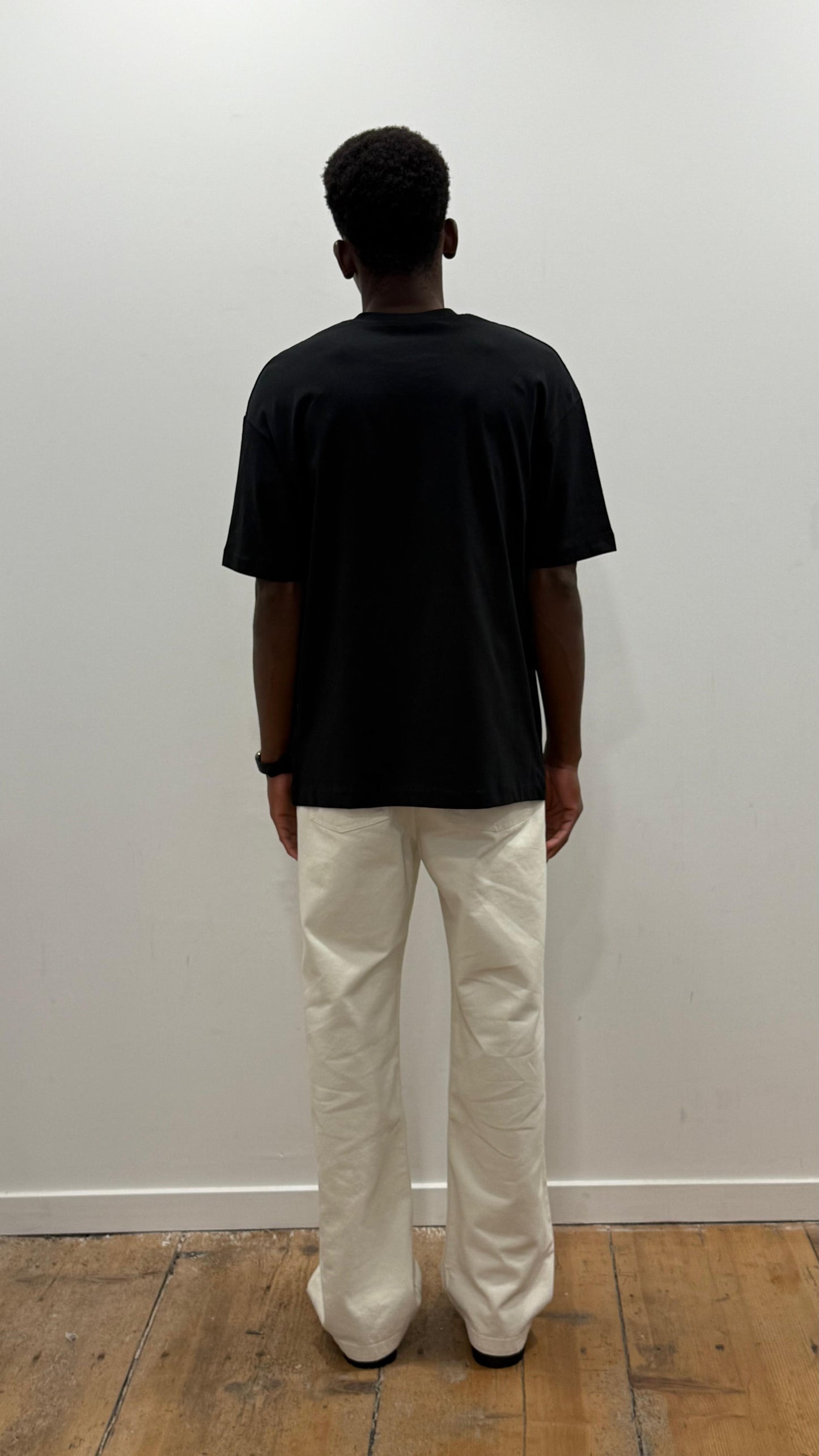 T Shirt Saint-Etienne Child Of Sainté HEART EMB Noir/Anthracite