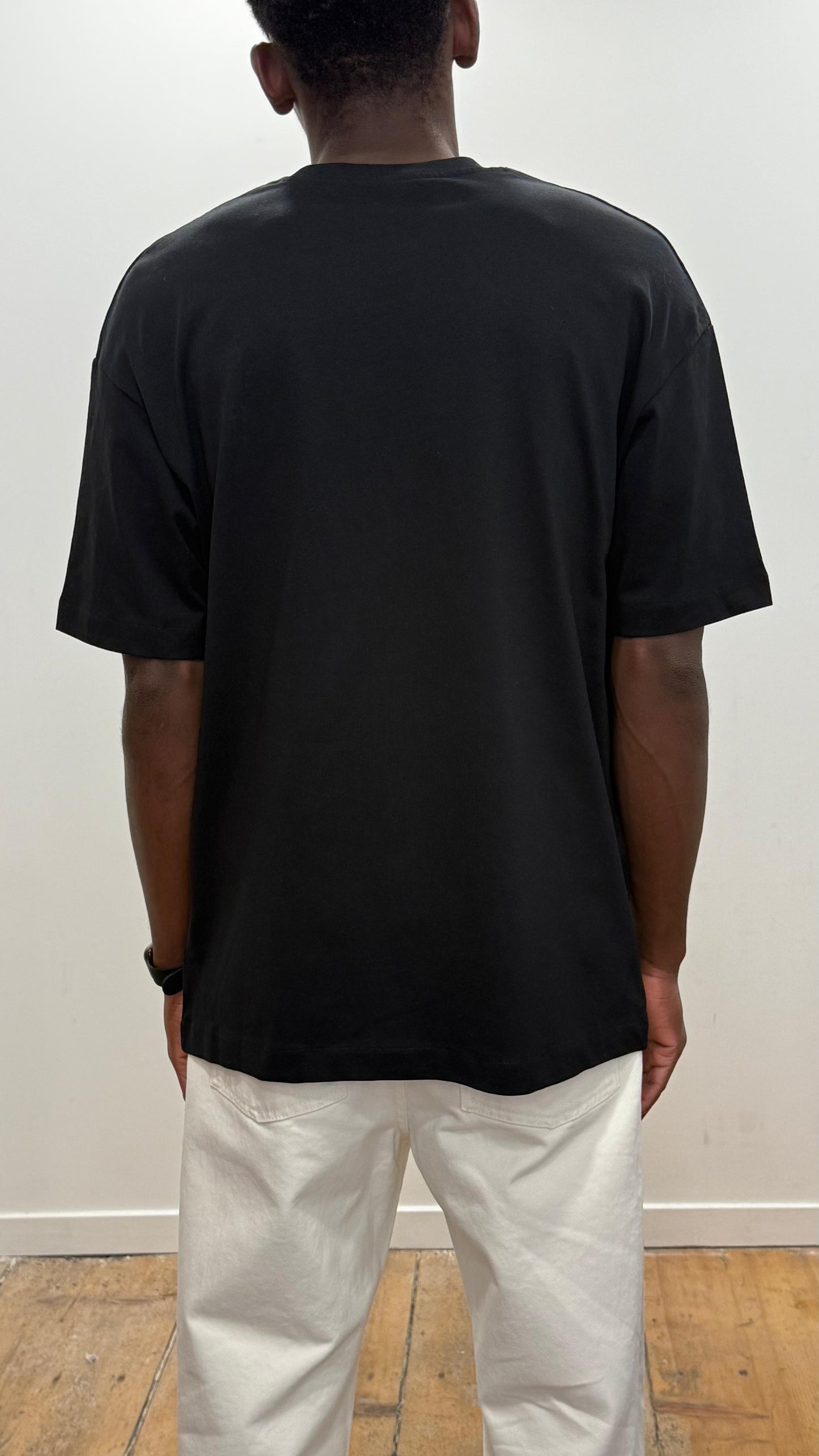 T Shirt Saint-Etienne Child Of Sainté HEART EMB Noir/Anthracite