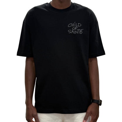 T Shirt Saint-Etienne Child Of Sainté HEART EMB Khaki/Beige