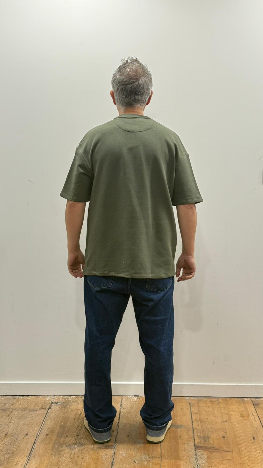 T Shirt Saint-Etienne Child Of Sainté SUPA HEAVY Khaki/Beige