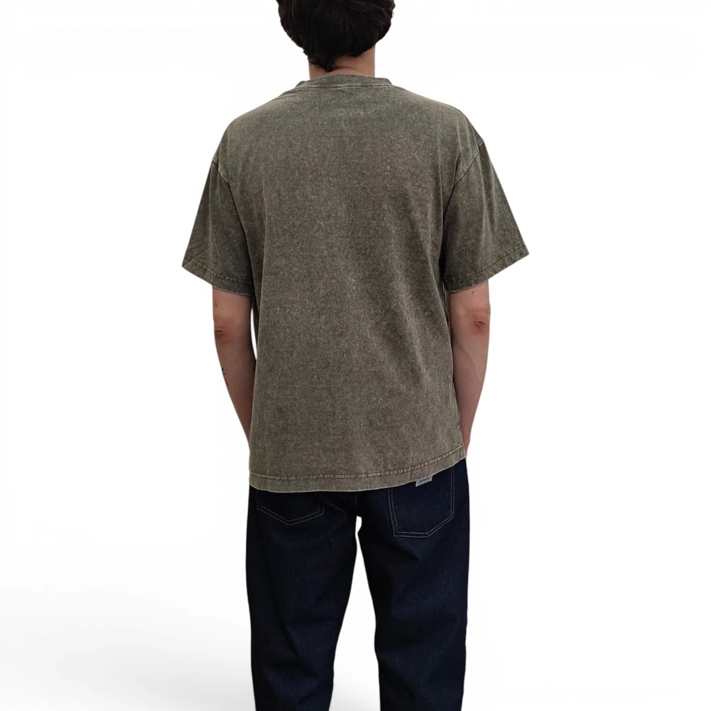 T Shirt Saint-Etienne Child Of Sainté WASH EMB COS S/S TEE GREEN