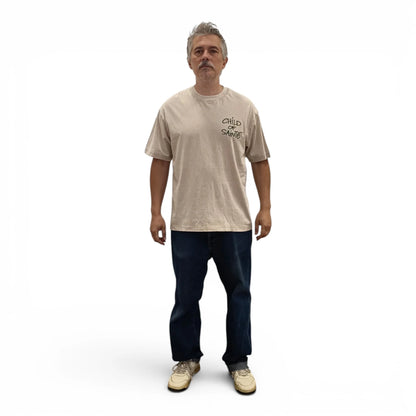 T Shirt Saint-Etienne Child Of Sainté WASH EMB COS S/S TEE SAND