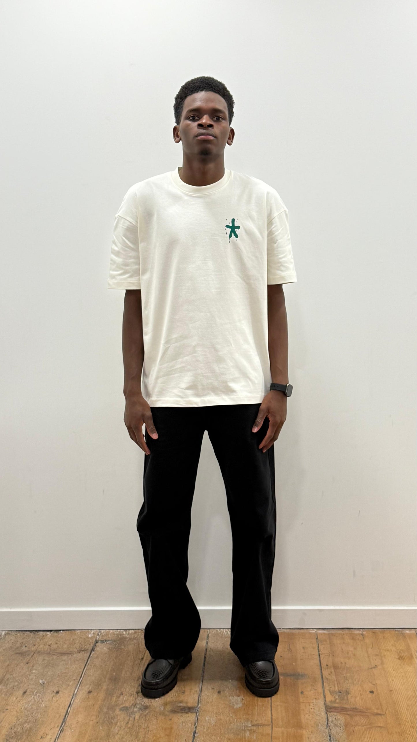 T Shirt Saint-Etienne Child Of Sainté X PITR PRT PREM Ivoire/Vert