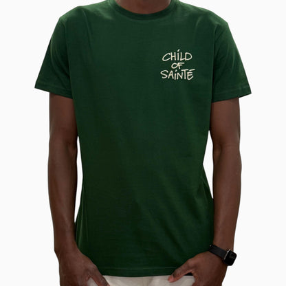 T Shirt Saint-Etienne Child Of Sainté cœur Vert