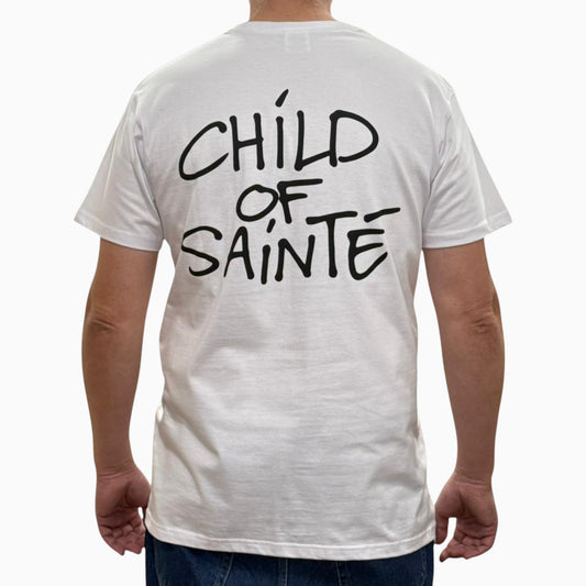 T Shirt Saint-Etienne Child Of Sainté Back Blanc