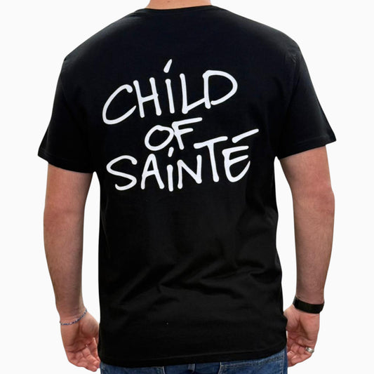 T Shirt Saint-Etienne Child Of Sainté Back Noir