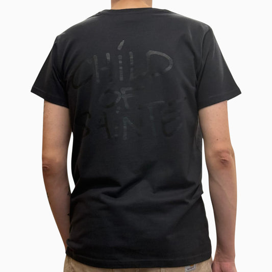 T Shirt Saint-Etienne Child Of Sainté Back Noir Usé