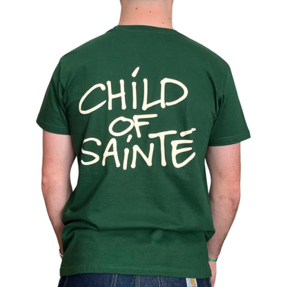 T Shirt Saint-Etienne Child Of Sainté Back Vert