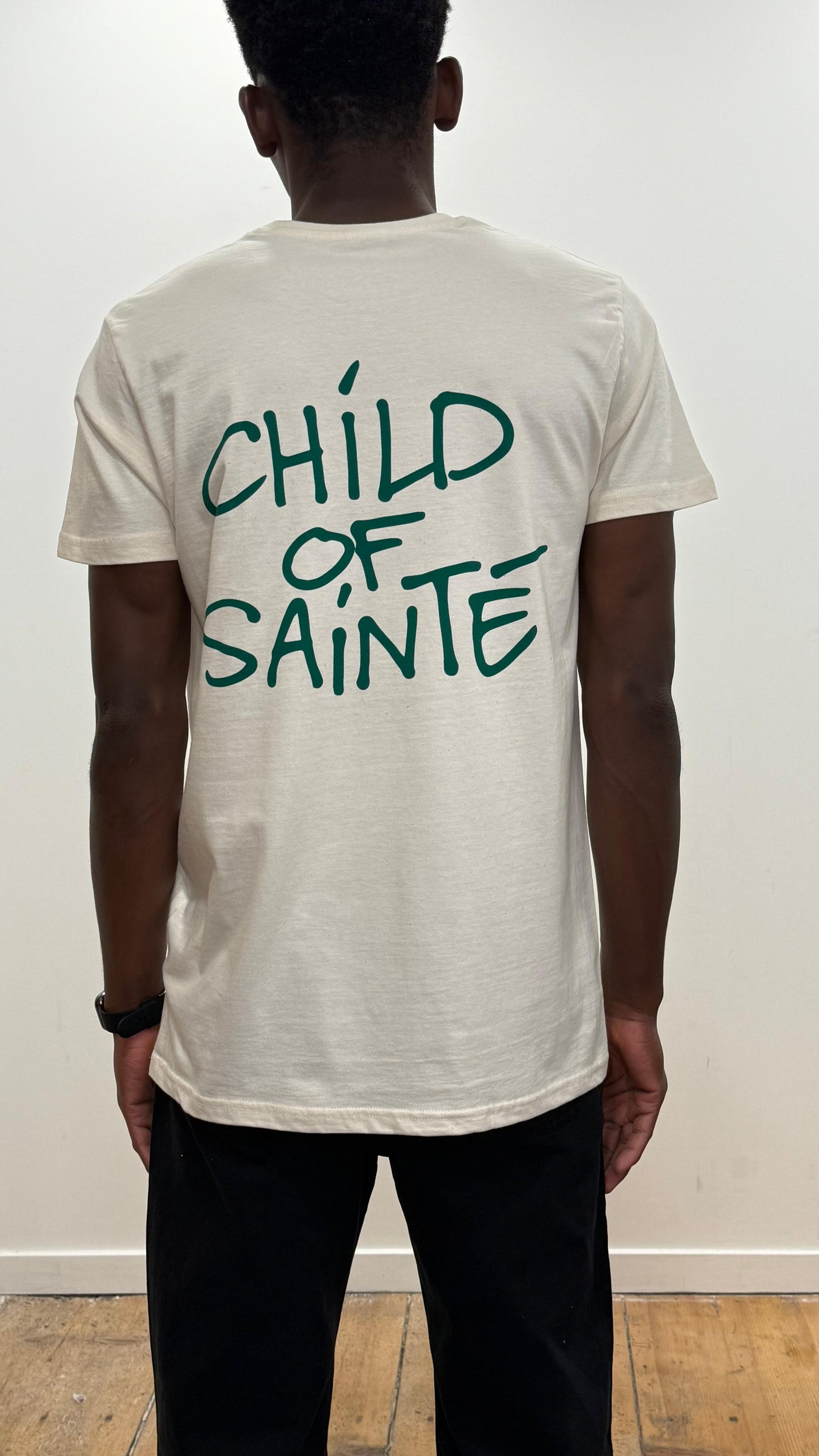 T Shirt Saint-Etienne Child Of Sainté Back Natural